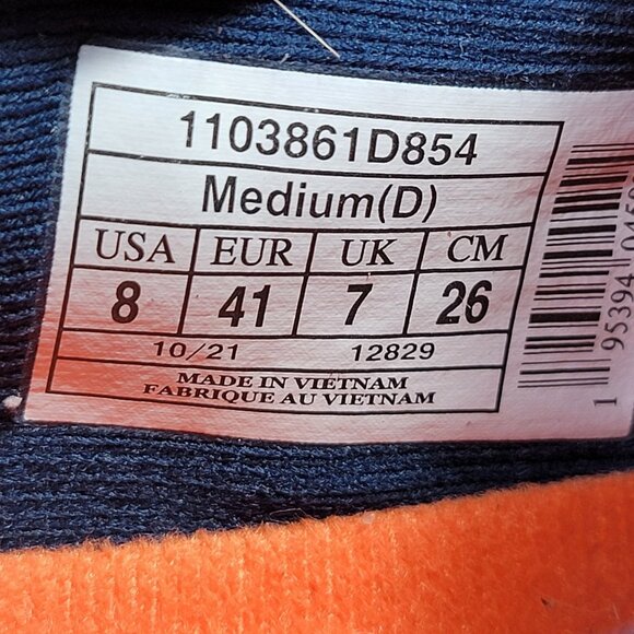 Brooks Launch 9 Mens 8D Orange Blue 1103861D854 Running Athletic Sneakers - Picture 14 of 14